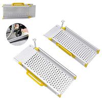 DNNAL Wheelchair Ramp Folding Aluminum Alloy Wheelchair Ramp Scooter Portable Mobility Assist Suitcase Access Aid