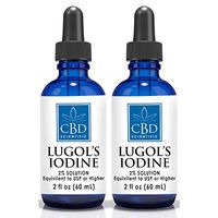 Qty 2 Lugols Iodine 2% by CBD Scientific. 2 oz Bottle - 4 oz Total