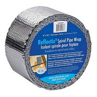 Reflectix SPW0602508 6" x 25' Spiral Pipe Wrap Freeze Tape - Quantity 5 Rolls