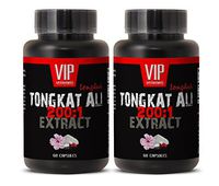 Testosterone Booster Enhancement - TONGKAT ALI 200: 1 400MG Premium Extract- Tongkat ali Jack - 2 Bottles 120 Capsules