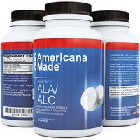 Pure Alpha Lipoic Acid Supplement Natural Acetyl L Carnitine Arginate HCL Capsule Potent ALA Best ALC Pill Helps with Weight Loss & Skin Care No Side Effects