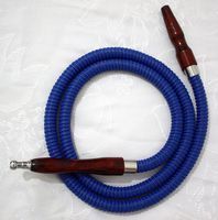57" BLUE Luxury Hookah Hose for Hooka Shisha Nargila Pipes