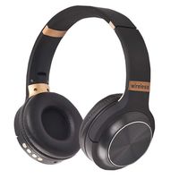 Wireless Headset, Foldable Sports Headphone OverEar Blue-tooth 4.1,Noise Cancelling Wired Mode Built-in Mic For PC/Cell Phones/TV Headset (Black)