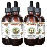 Huang Qi, Astragalus (Astragalus Membranaceus) Tincture, Dried Root Liquid Extract, Huang Qi, Glycerite Herbal Supplement 4x4 Oz