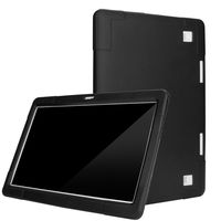 VanseeUniversal Silicone Cover Case for 10 10.1 Inch Android Tablet PC (Black)