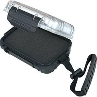 Best Waterproof SD MEMORY CARD HOLDER - Trail Camera SANDISK Memory card case. RUGGED SD CARD STORAGE CASE. Secure STORAGE BOX Holds 16 Memory Cards. Holds SD card Reader for Phone. (Black, Original)