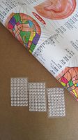 Acupuncture English & Chinese Ear Chart 25' X 18' with 180 PCS ear seeds (US Seller)