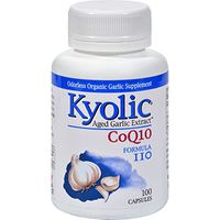 Kyolic Formula 109 Aged Garlic Extract with CoQ10 Capsule - 100 per pack - 3 packs per case.