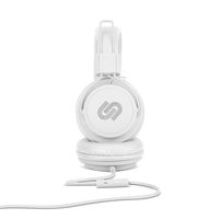 Urbanista Miami Foldable On-Ear Headphones with Remote and Mic, Fluffy Cloud/White