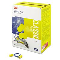3M Aearo E-A-R Ear Plugs Classic Plus Yellow 200 pairs NRR 29 311-1105