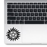 Supernatural Die-Cut Vinyl Decal MacBook Laptop Sticker (2.85 inch, Black)
