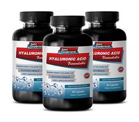 Rejuvenation Vitamins - HYALURONIC Acid BIO-Available - Skin Hydration Support - hyaluronic Acid Complex - 3 Bottles 180 Capsules