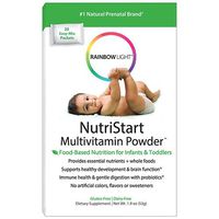 Rainbow Light NutriStart Multivitamin Dietary Supplement Powder Packets for Children 6 Months to 4 Years, 25 Count (Pack of 3)