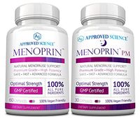 Menoprin - Rapid Menopause Relief - Relieve Hot Flashes & Mood Swings - 1 Bottle Menoprin Day + 1 Bottle Menoprin PM