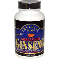 Imperial Elixir, Korean Red Ginseng 300 mg 100 Capsules