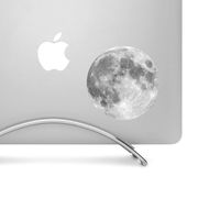 Full Moon - 4" printed vinyl decal sticker - For MacBook, laptops, tablets, and more!