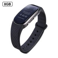 8GB/16GB Digital Voice Recorder Watch, Wrist Watch Band Dictaphone, Portable Bracelet Recorder Apply to Meeting, Lecture, Conversation, Interview