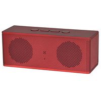 Pure Acoustics HipBox-Mini Wireless Portable Bluetooth Companion Speaker with Aux + FM Radio and Phone Call Handling - Bordeaux