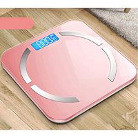 Lyqqqq Electronic Scales Electronic Scale Intelligent Body Fat Called Household Small Adult Precision Electronic Scales Compact Weight Scale Body Weight Loss Measurement Fat Female USB Charging