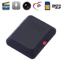 APMIXI X009 Mini GSM Locator with Camera Monitor Video Tracker Real Time Tracking and Listening GPS Tracker with SOS Button