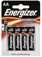 Energizer Batterie Alkaline Power -AA LR6 Mignon 4St, E300132900 (LR6 Mignon 4St.)
