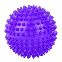 Tihebeyan Spiky Massage Ball Roller Massager Ball for Foot Back Trigger Point Therapy, Myofascial Release, and Muscle Recovery.(S-Purple)