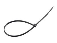 Monoprice Flame Resistant Cable Ties 200mm 100pcs, Black