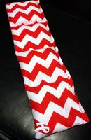 LITTLE BAG OF COMFORT Red Chevron Aromatherapy Bag