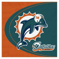 Miami Dolphins Lunch Napkins
