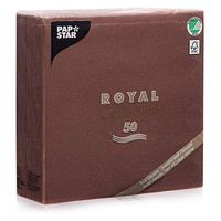 Papstar Cloth-Like Paper Disposable Dinner Napkins, 16”x16” ¼ Fold, 50 Pack, 21 Different Color options