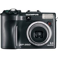 Olympus SP-350 8MP Digital Camera with 3x Optical Zoom (Black)