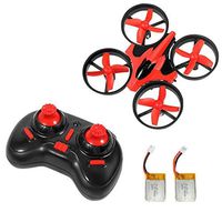 Goolsky NIHUI NH-010 2.4G 4CH 6-Axis Gyro Mini RC Quadcopter RTF UFO Anti-crush Drone with Two Batteries