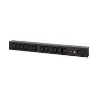 CyberPower PDU20BHVIEC12R 12-Outlets PDU - 12 x IEC 60320 C13 - 1U Rack-mountable, Zero U Vertical Rackmount