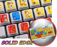 NEW SOLID EDGE KEYBOARD STICKERS