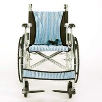 ChenCheng Wheelchair Lightweight Folding Portable Travel Scooter Old Man Trolley Solid Big tire Medical Supplies (Color : B)