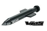 VMS RACING GUNMETAL MOAB ANTENNA in Heavy Gauge CNC Machined Billet Aluminum Short Compatible with Dodge Ram 1500 2500 3500 09-20 2009-2020