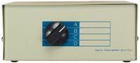 Cablelera 4 Position BNC Manual Data Switch (ZDMNQQA9-4)