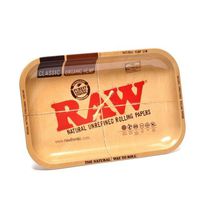 Raw Rolling Tray Metal Tan Pack Of 1 7" X 11"