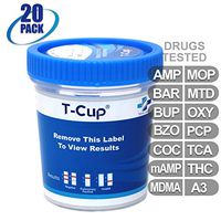 MiCare [1pk] - 13-Panel Multi Drug Test Cup (AMP/BAR/BUP/BZO/COC/mAMP/MDMA/MOP/MTD/OXY/PCP/TCA/THC with A3) #MI-TDOA-2135A3
