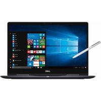 Dell - 2-in-1 15.6" 4K Ultra HD Touch-Screen Laptop - Intel Core i7 - 16GB Memory - NVIDIA GeForce MX130 - 256GB SSD - Abyss Black