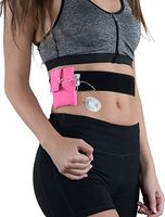 Athletic Insulin Pump Case with Strap for AccuChek Combo (L Waist, Pink)