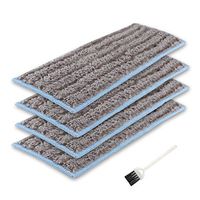 MXZONE Washable Wet Mopping Pads for iRobot Braava Jet m6 (6110) Series Reusable Mop Replacement Pads (4 Pack)