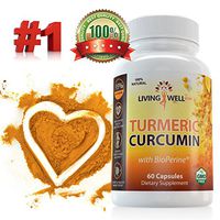 Turmeric Curcumin with BioPerine Supplement. Turmeric Standardized 95 Curcuminoids for Optimal Absorption. Anti Inflammatory Supplement and Natural Anti Aging & Joint Support. Turmeric Capsules