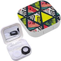 Portable Contact Lens Case Box Travel Kit Mirror + Bottle + Tweezers Container Holder [ Unusual ]