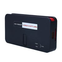 Del-Digital HDMI/YPBPR Input 1080P HD Video Game Capture Recorder Box Card Kit Device for Xbox One/360 PS4/3 Wii U HDTV Blu-ray DVD, HD Video Audio Recording MIC IN for Voiceover