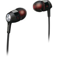 Philips SHE8000/28 In-Ear Headphone (Black/Red) (Discontinued by Manufacturer)