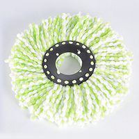 Bluelans Microfiber Replacement Mop Head Refill for 360° Spin Magic Mop (Green)