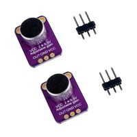 GY-MAX4466 Electret Microphone Amplifier Sensor Sound Module with Adjustable Gain Control for Arduino WIshioT (Pack of 2)