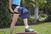 A to P Total Ice Full Knee Wrap Reusable Ice Packs Adjustable Compression Support for Injuries Arthritis Pain Tendonitis ACL Athletic Injury Osteoarthritis Meniscus Patella Surgery