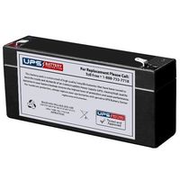 Universal Battery UB634 6V 3.2Ah F1 Compatible Replacement Battery by UPSBatteryCenter
